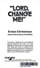 'Lord change me!'