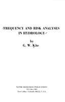 Frequency and risk analyses in hydrology