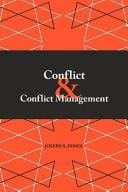 Conflict and conflict management