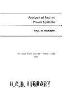 Analysis of faulted power systems