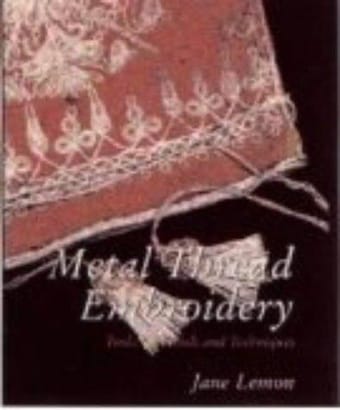 Metal thread embroidery