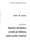 Human deviance, social problems, and social control