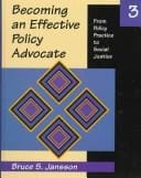 Becoming an Effective Policy Advocate