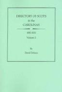 Directory of Scots in the Carolinas, 1680-1830