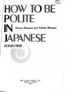 How to be polite in Japanese =