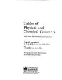 Tables of physical and chemical constants and some mathematical functions