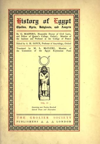History of Egypt, Chaldea, Syria, Babylonia, And Assyria