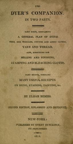 The dyer's companion