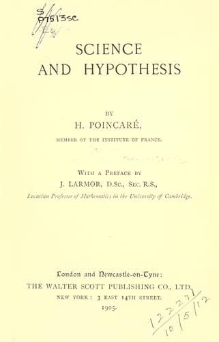 La science et l'hypothèse