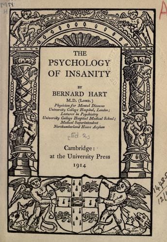 The psychology of insanity