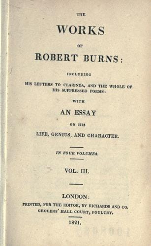 The works of Robert Burns