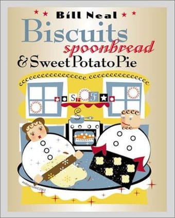 Biscuits, spoonbread, and sweet potato pie