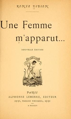 Une femme M'apparut--