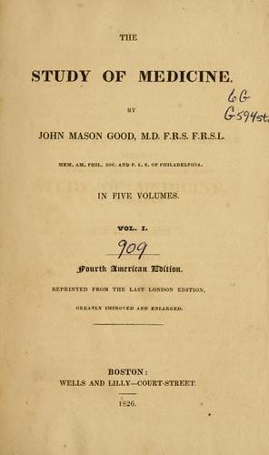 The study of medicine