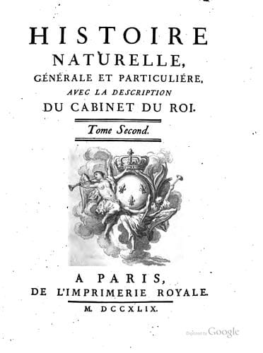 Histoire naturelle