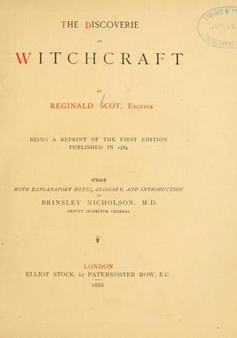 The discoverie of witchcraft