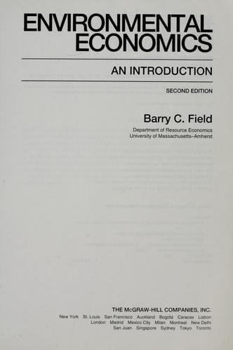 Environmental economics
