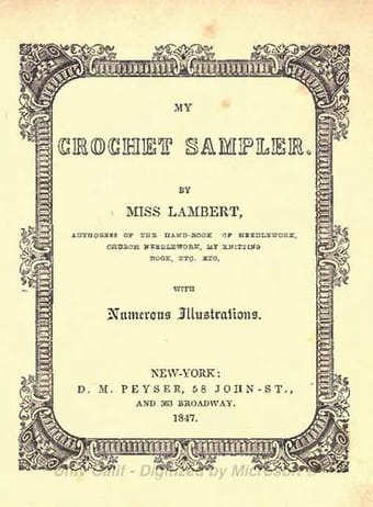 My crochet sampler