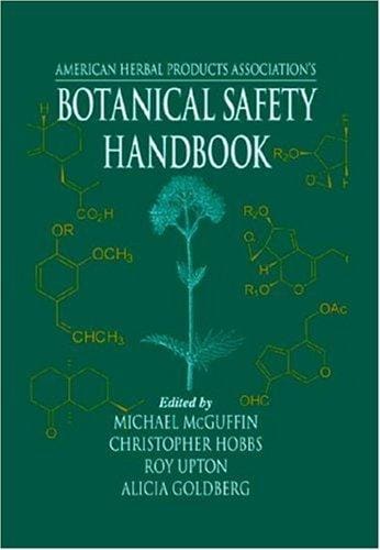 American Herbal Products Association's botanical safety handbook