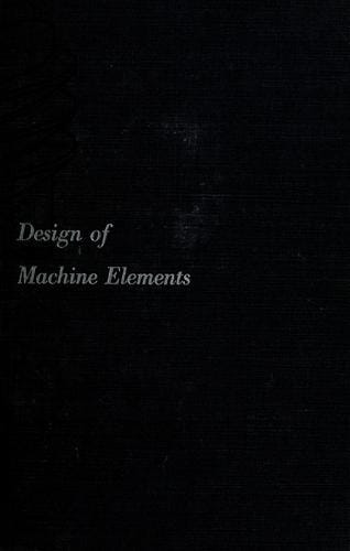 Design of machine elements