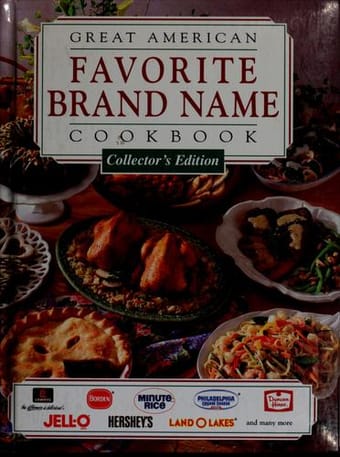 Great American favorite brand name cookbook.