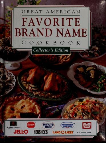 Great American favorite brand name cookbook.