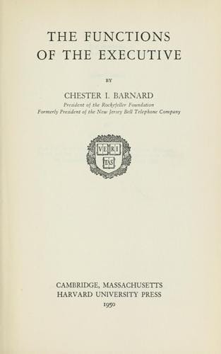 The functions of the executive