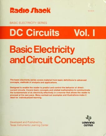 Basic electricity and DC circuits