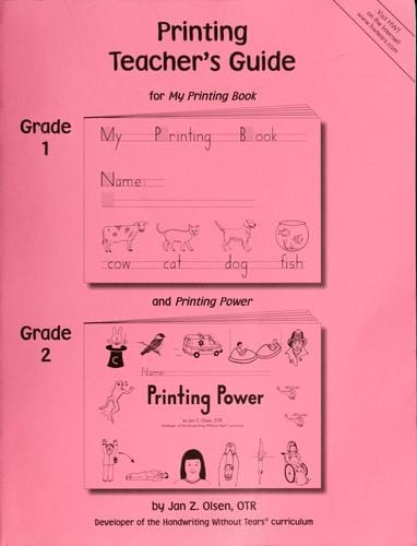 Handwriting without tears