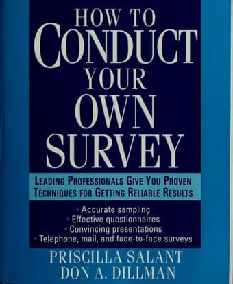 How to conduct your own survey