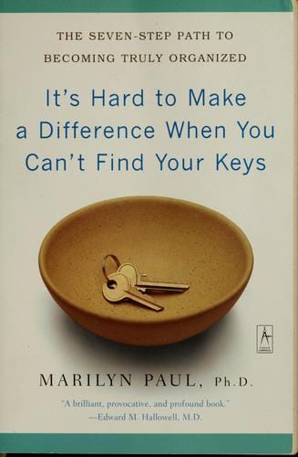 It's hard to make a difference when you can't find your keys