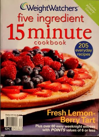 Weight Watchers 5 ingredient, 15 minute cookbook