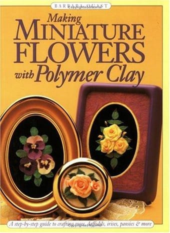 Making miniature flowers with polymer clay