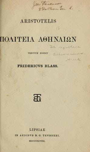 Constitution d'Athènes