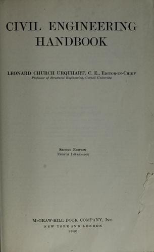 Civil engineering handbook