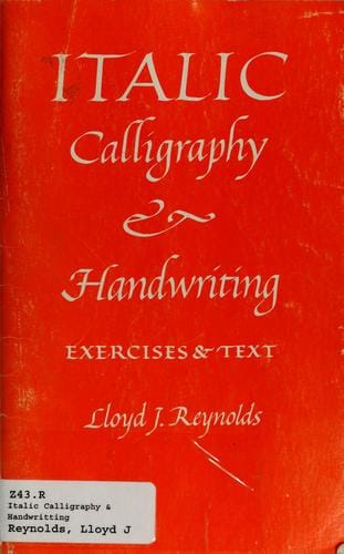 Italic calligraphy and handwriting