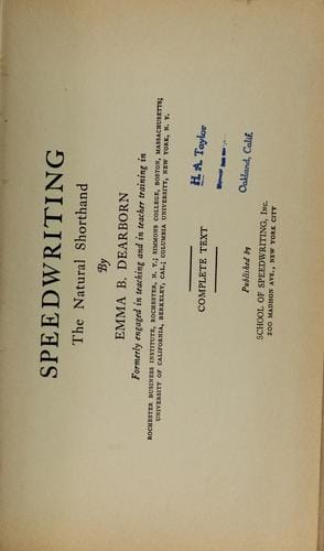 Speedwriting