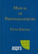 Manual of photogrammetry