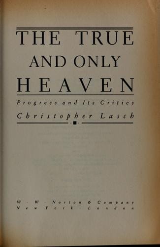 The true and only heaven