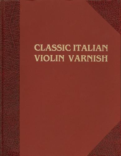 Classic Italian violin varnish