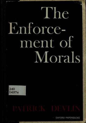 The enforcement of morals