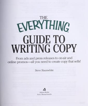 The everything guide to writing copy