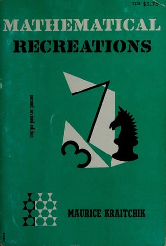 La mathématique des jeux, ou Récréations mathématiques