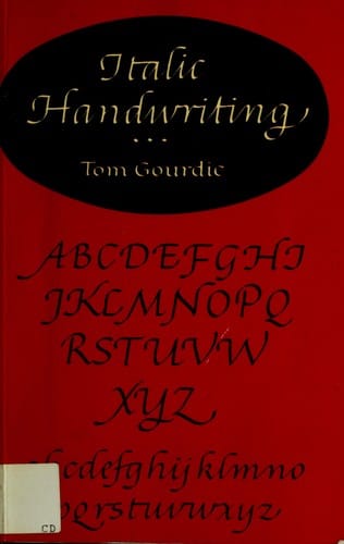 Italic handwriting