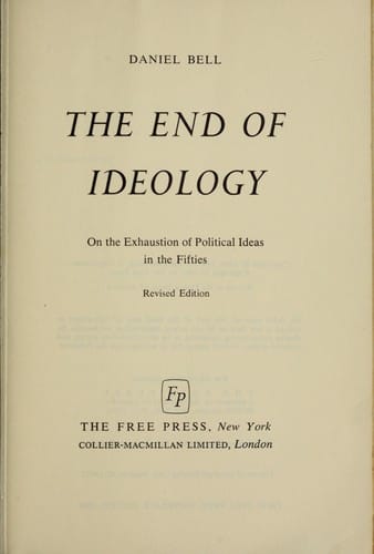 The end of ideology