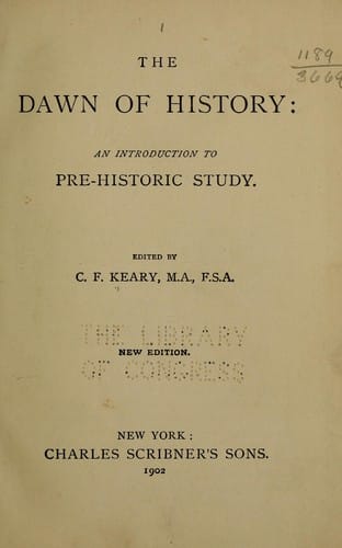 The dawn of history