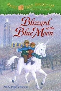 Tormenta de nieve en luna azul