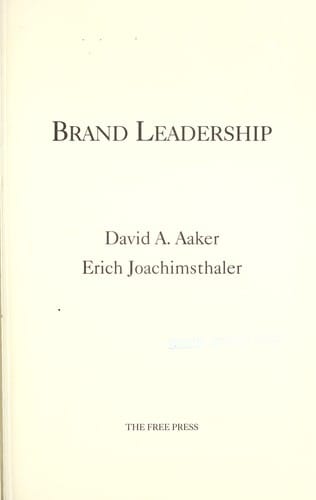 Brand leadership
