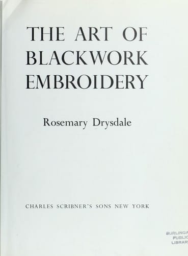 The art of blackwork embroidery