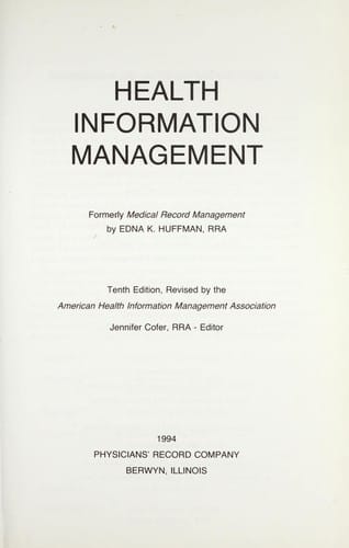 Health information management